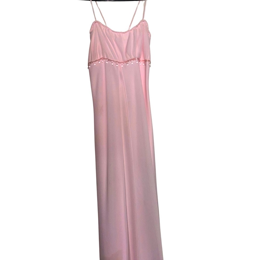 Elegant Pink Evening Gown